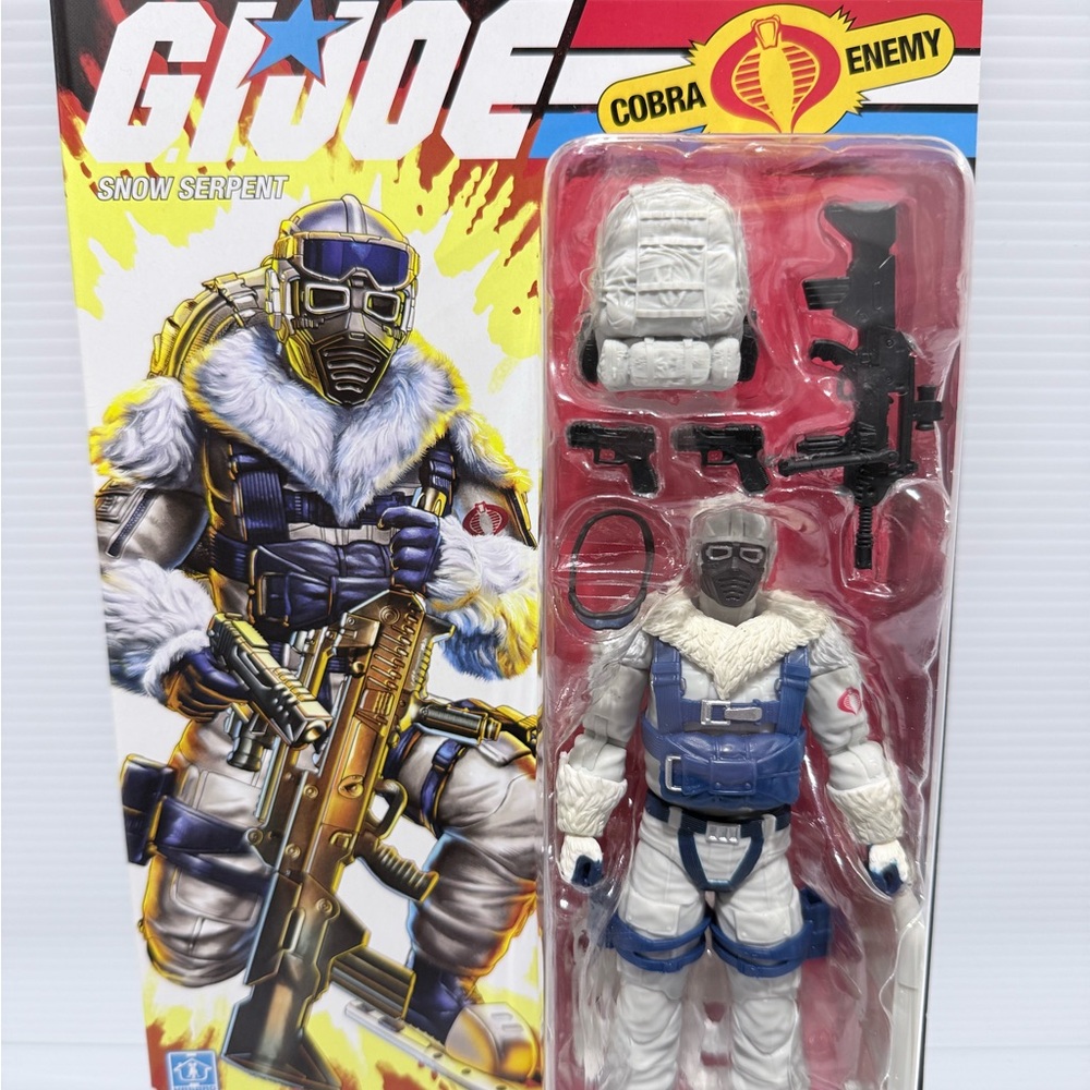 Hasbro G.I. Joe Classified Series Retro Collection Cobra Enemy Snow Serpent 6”